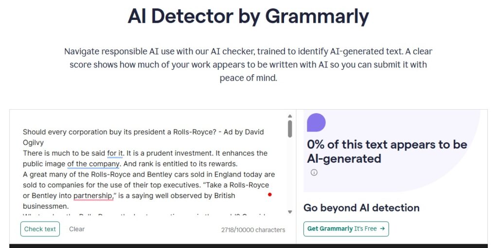 Grammarly AI Checker Review: Is It Accurate? grammarly ai checker